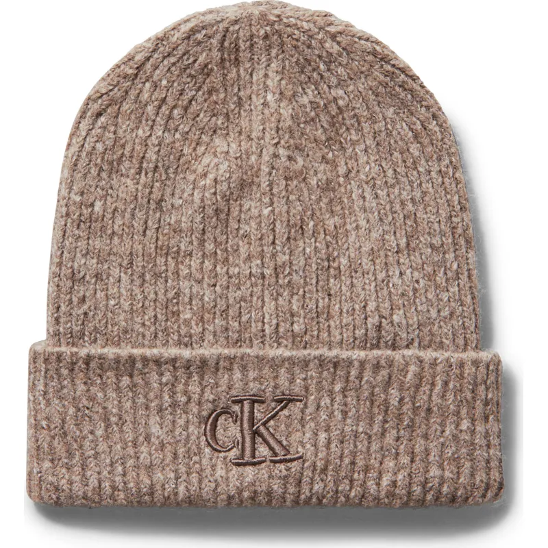 CALVIN KLEIN JEANS Czapka z dodatkiem wełny