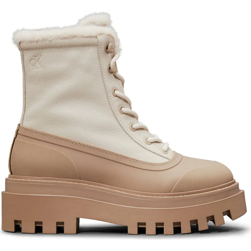 Calvin Klein Jeans Skórzane trapery