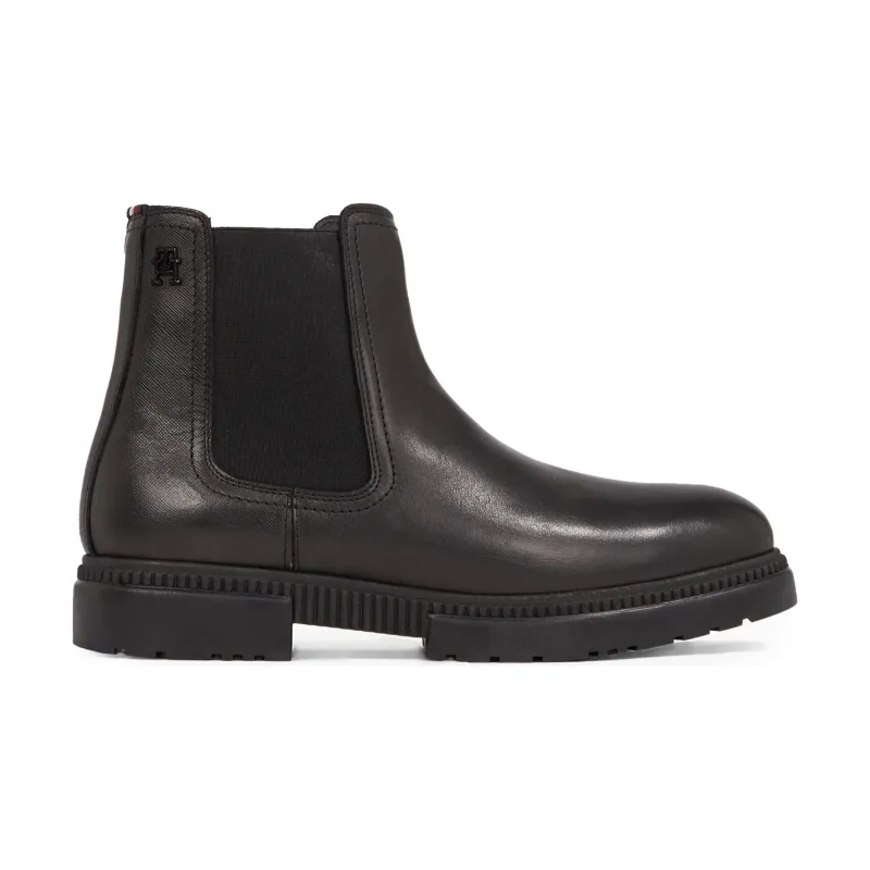 Tommy Hilfiger Skórzane sztyblety COMFORT