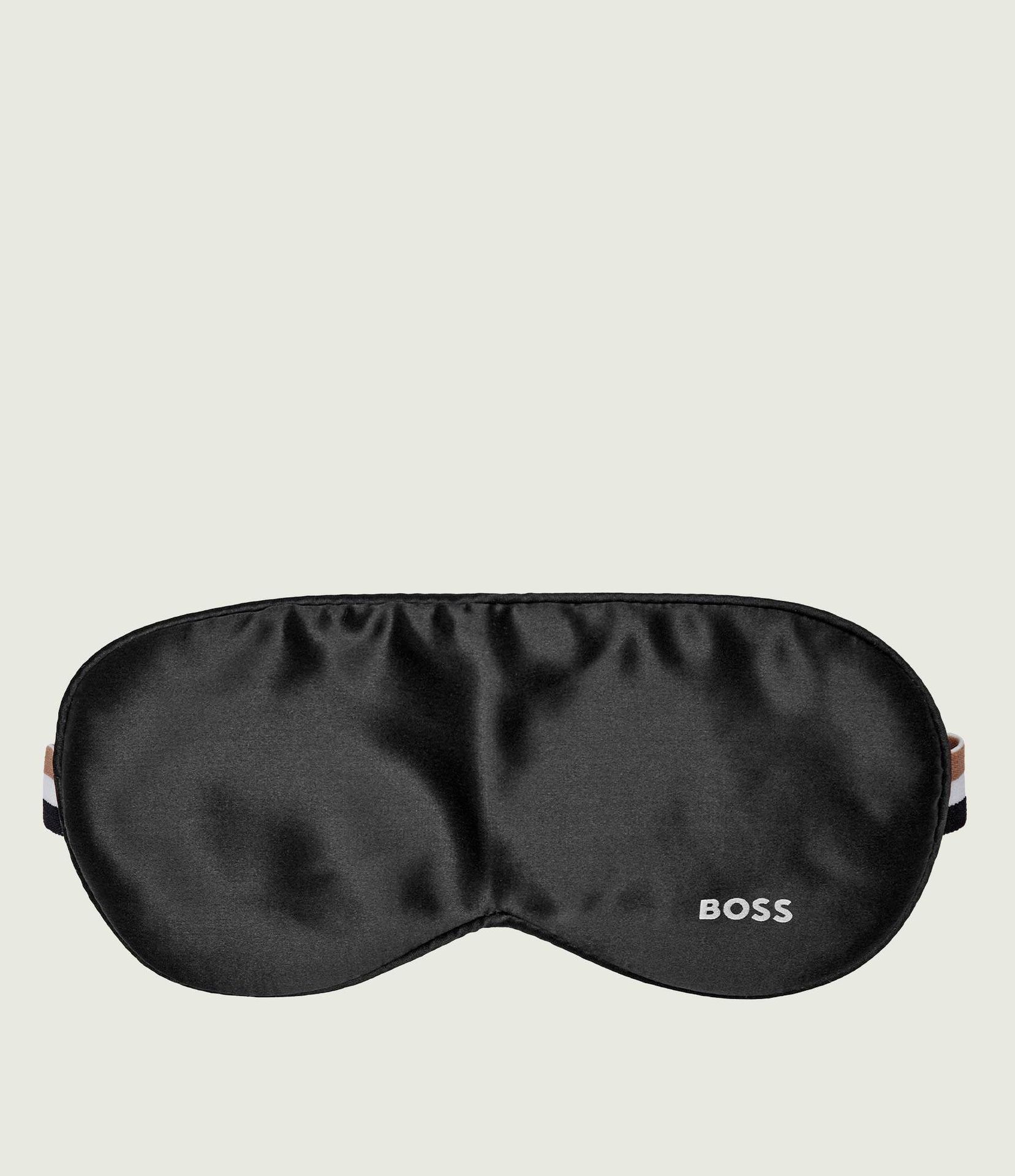 BOSS BLACK Jedwabna opaska na oczy