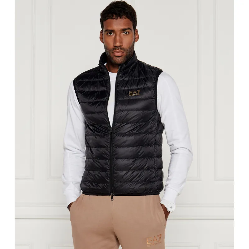 EA7 Puchowy bezrękawnik | Regular Fit