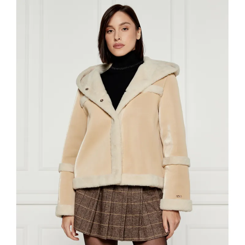 Liu Jo Sport Kożuch Regular Fit shearling