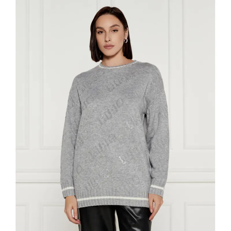 Liu Jo Sport Sweter | Regular Fit | z dodatkiem wełny