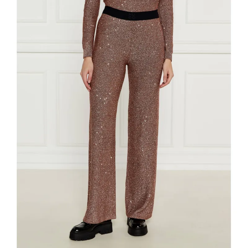 HUGO Spodnie Savesti | flare fit