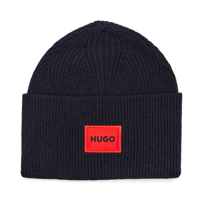 HUGO Wełniana czapka Xaff 6