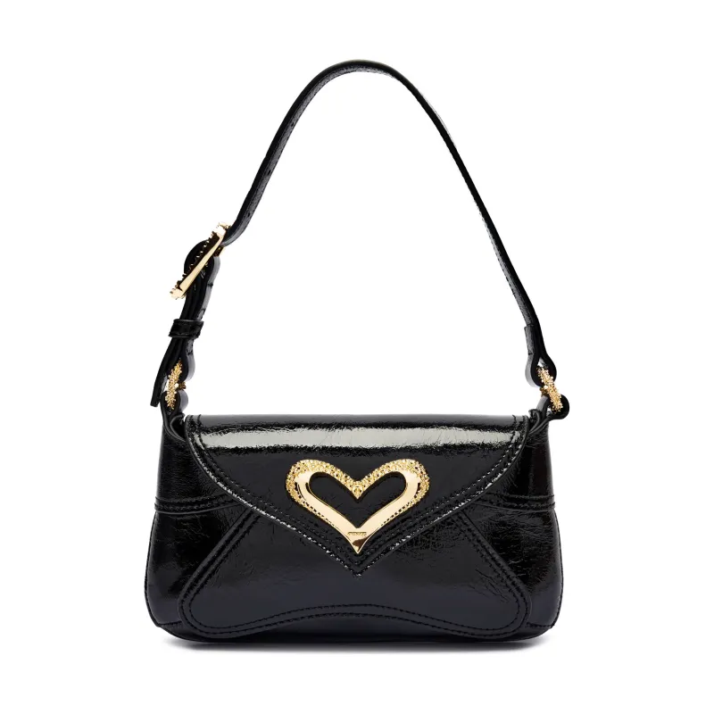 Pinko Skórzana torebka na ramię