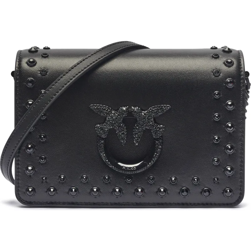 Pinko Skórzana listonoszka LOVE CLICK MINI
