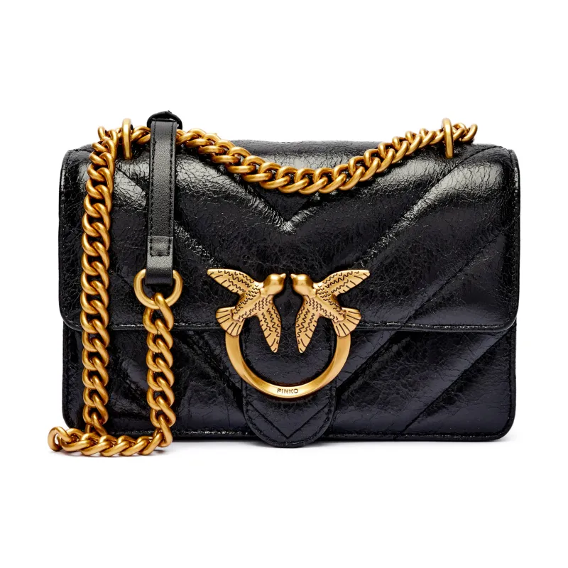 Pinko Skórzana torebka na ramię LOVE ONE MINI DC