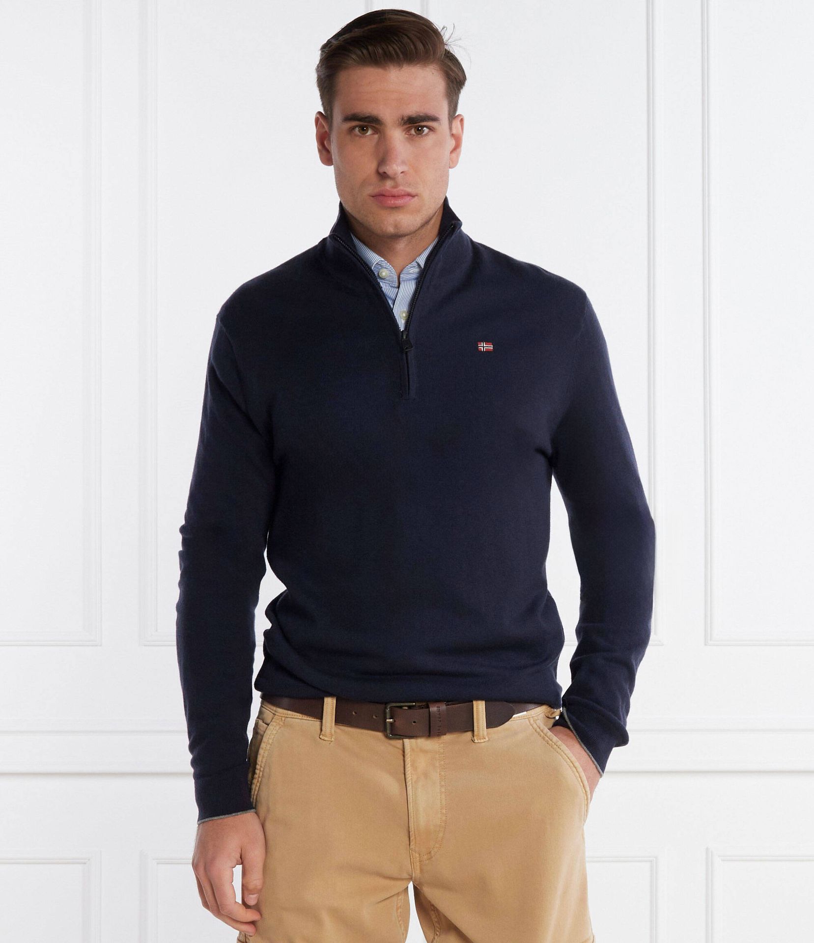 Napapijri Wełniany sweter DAMAVAND Regular Fit