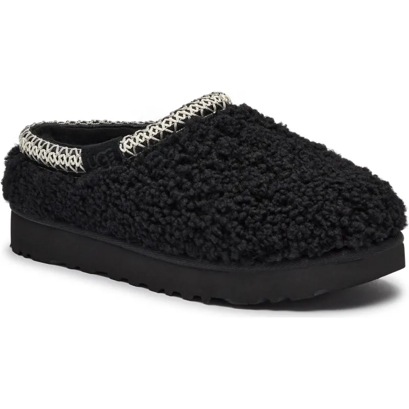UGG Skórzane mule TASMAN MAXI CURLY
