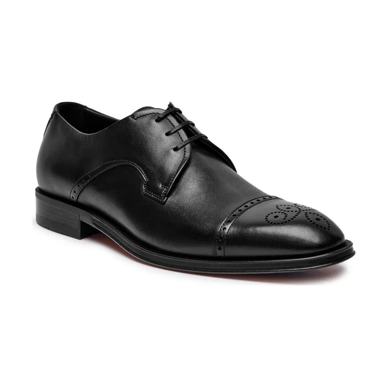 BOSS BLACK Skórzane derby Derrek