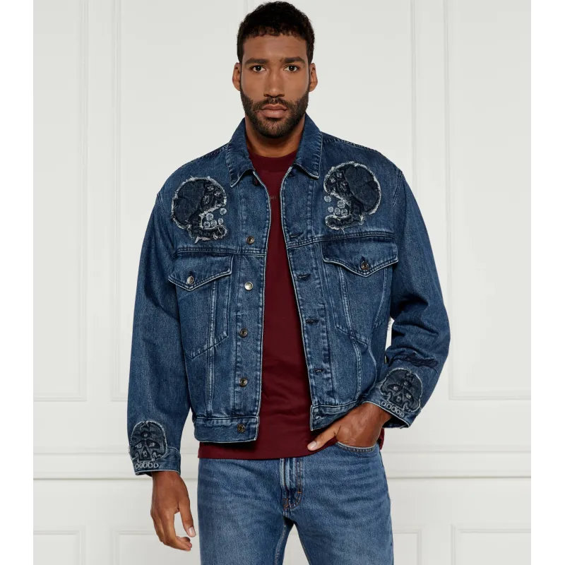 HUGO Jeansowa kurtka 097 Regular Fit