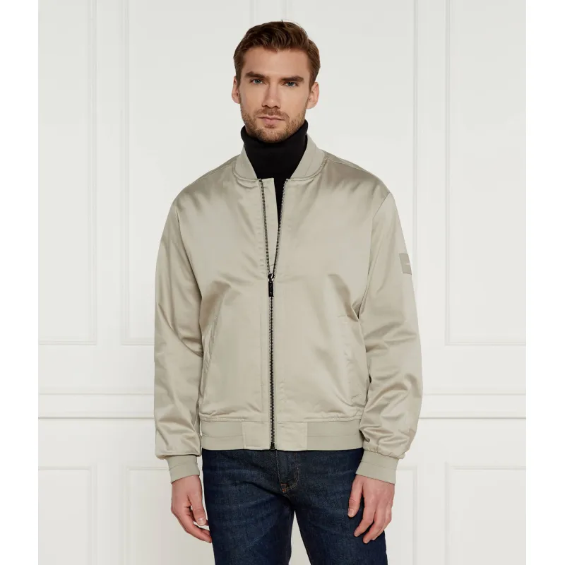 Calvin Klein Satynowa kurtka Regular Fit