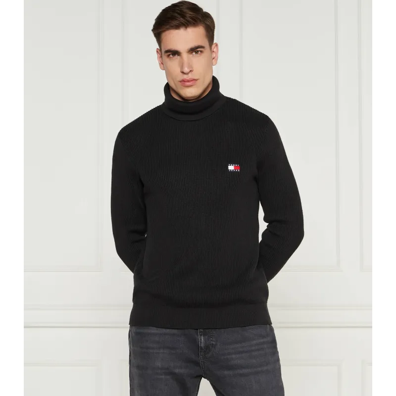 Tommy Jeans Golf Slim Fit z dodatkiem wełny