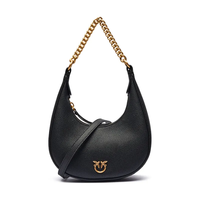 Pinko Skórzane hobo BRIOCHE MINI