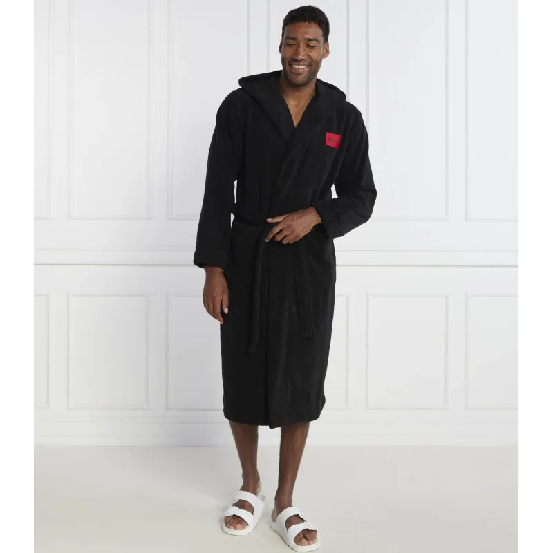 Hugo Bodywear Szlafrok Terry Gown Hooded Regular Fit