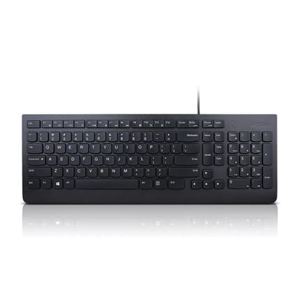 Lenovo Essential Essential Wired Keyboard Estońska Standardowa Przewodowa EE 1,8 m Czarna 570 g