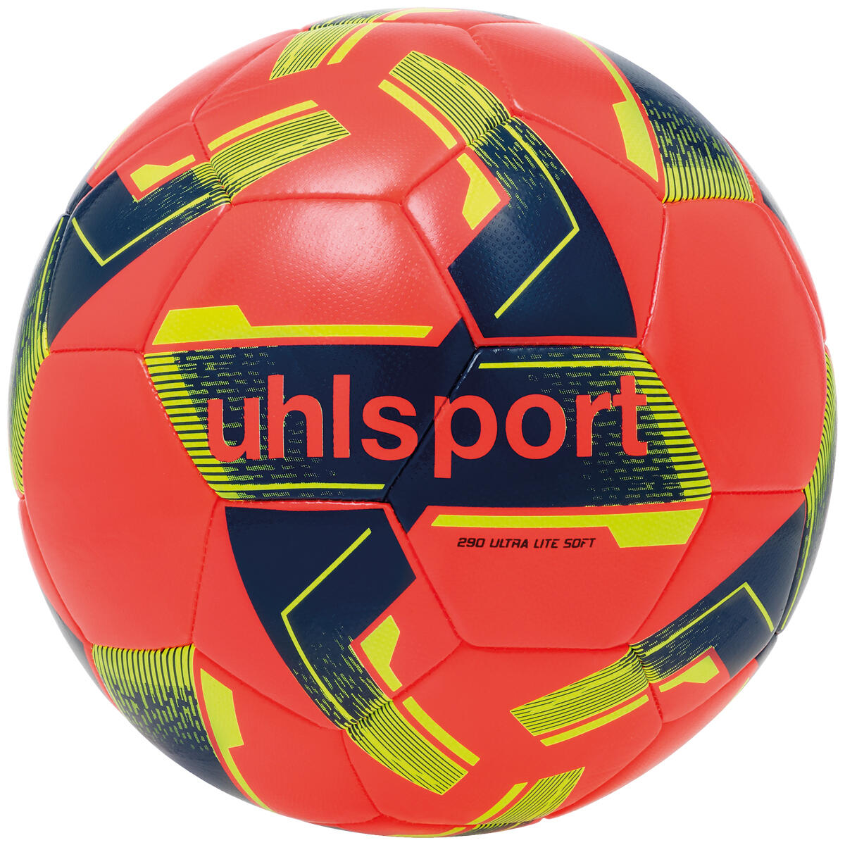 Piłka do piłki nożnej uhlsport Lite Soft 290 fluo red/navy/fluo yellow rozmiar 5