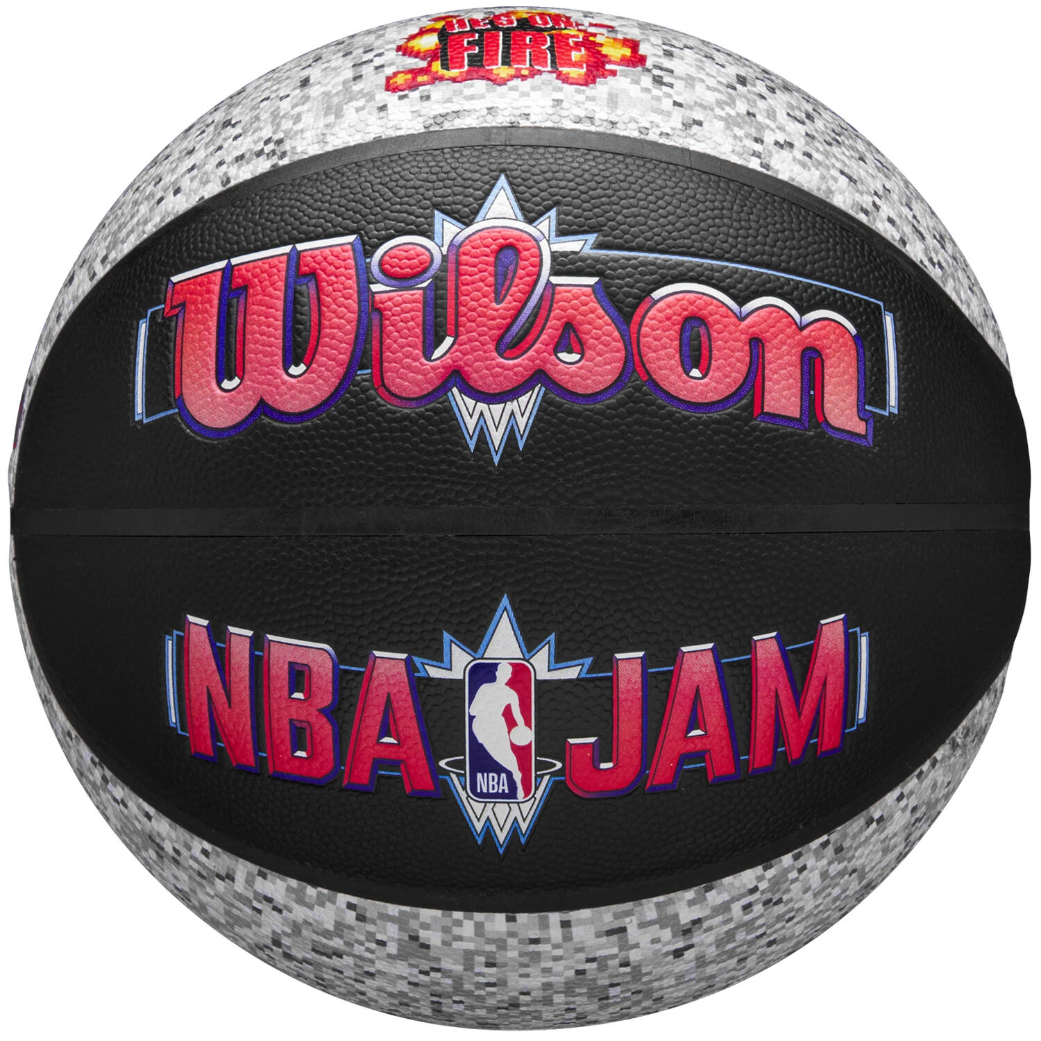 Piłka do koszykówki Wilson NBA Jam Indoor Outdoor black/grey rozmiar 7
