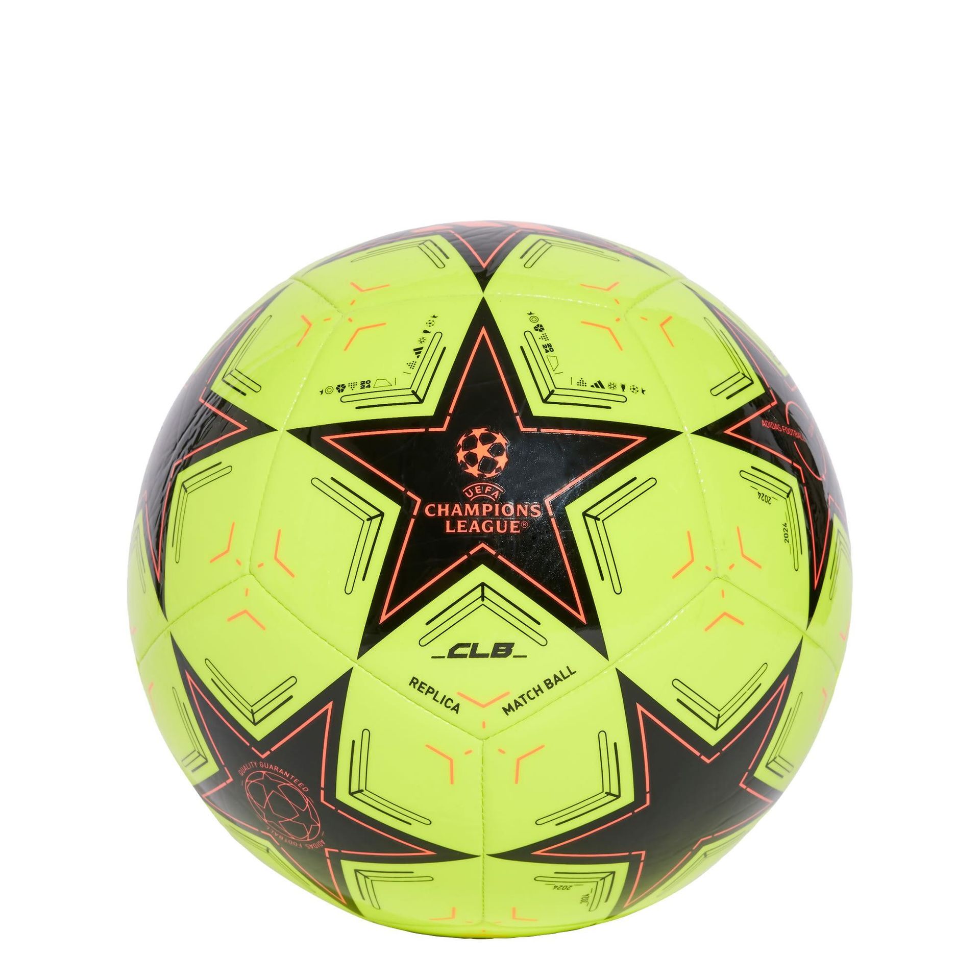 adidas UEFA Champions League Club Ball IX4065, unisex, piłki do piłki nożnej, Żółte