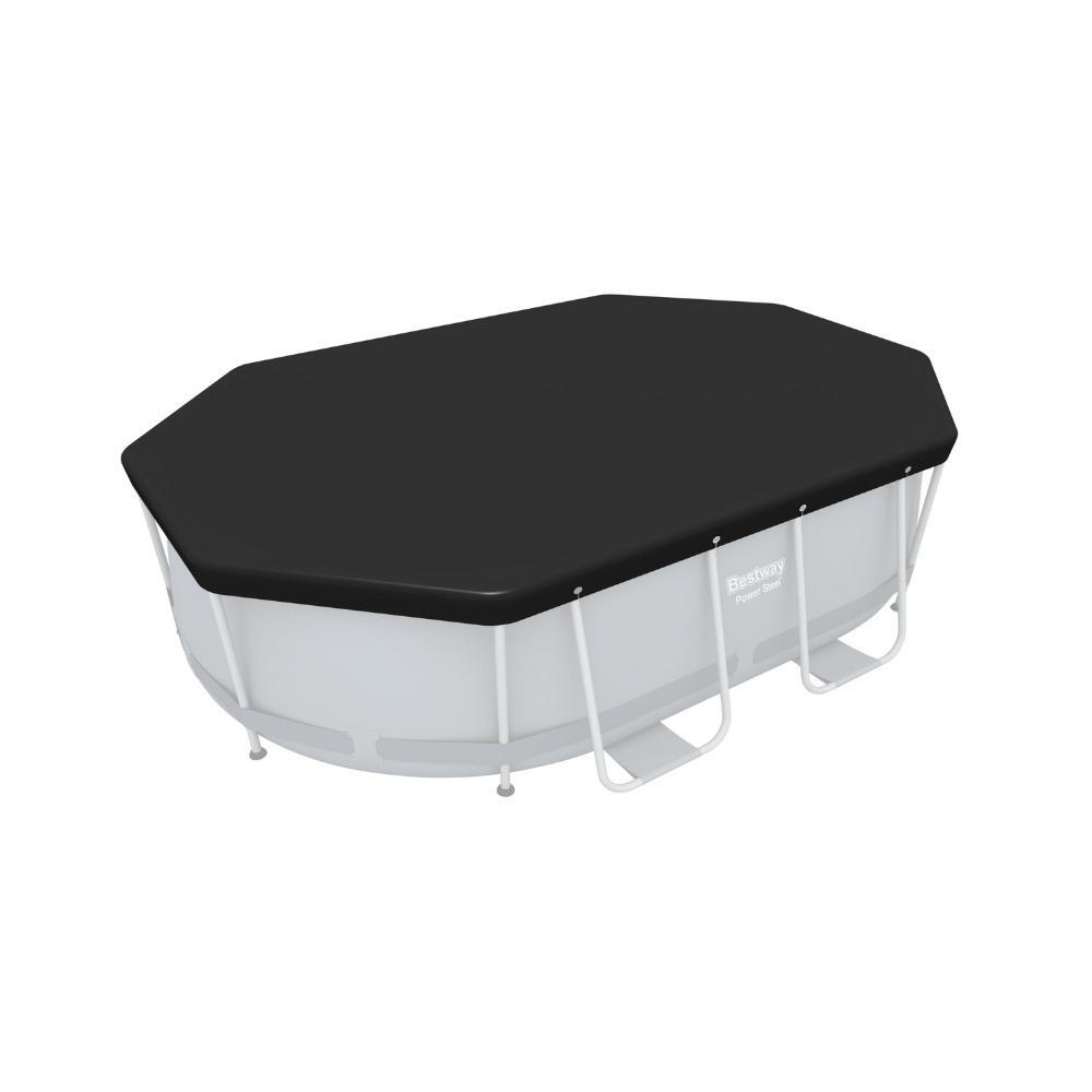 Bestway Pokrywa do basenu stelażowego owalnego 300 x 200 x 84 cm 58424