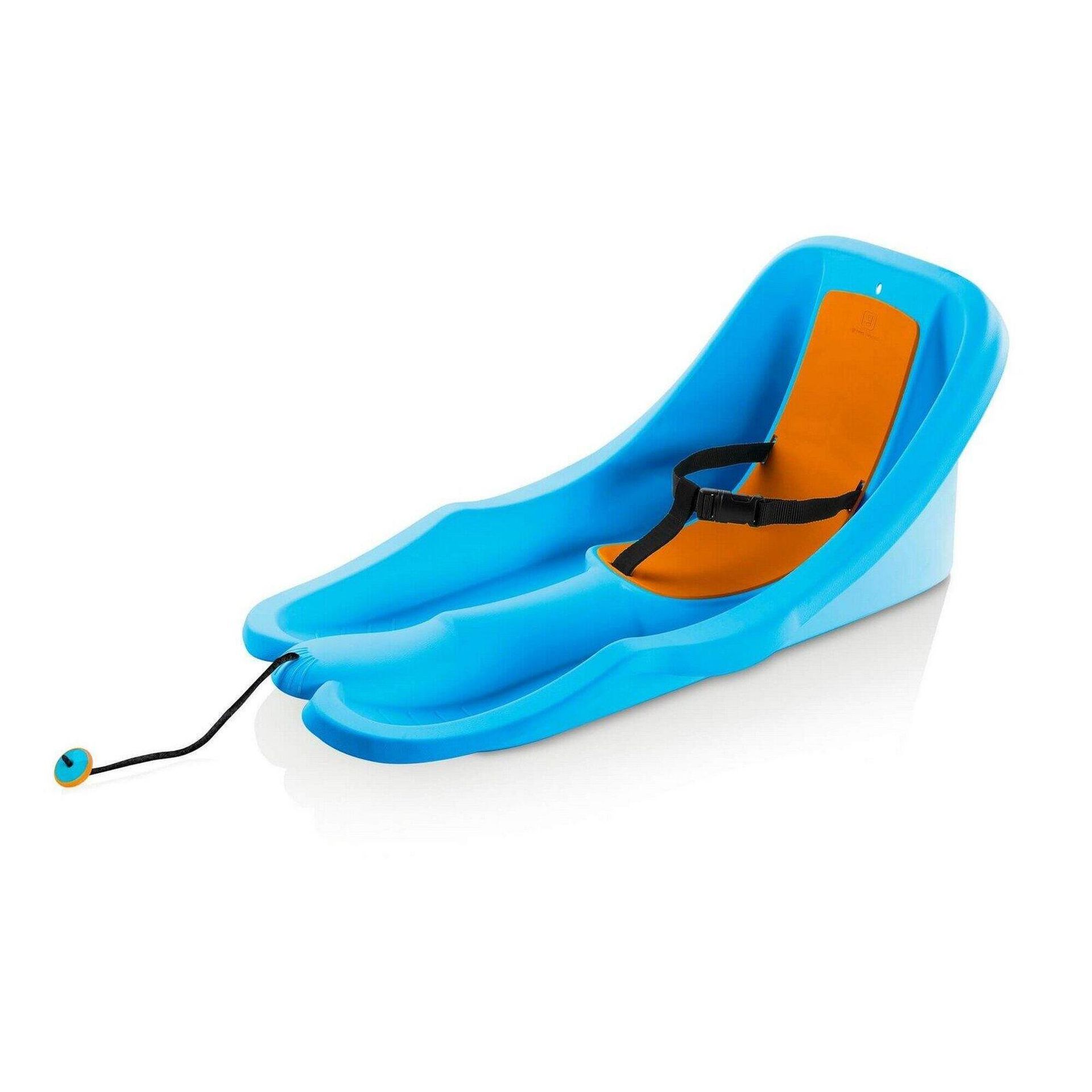 CorbySport Plastikowe sanki BABY RIDER - niebieskie