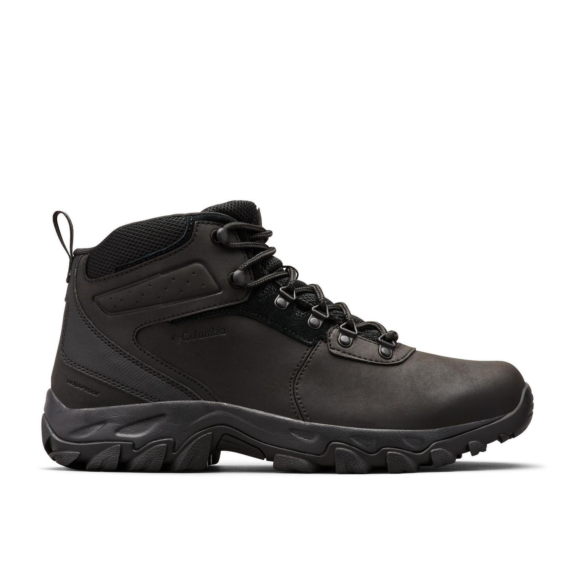 Columbia Newton Ridge Plus 2 męskie buty trekkingowe i trekkingowe ze średnim stanem, Czarny, 42.5 EU