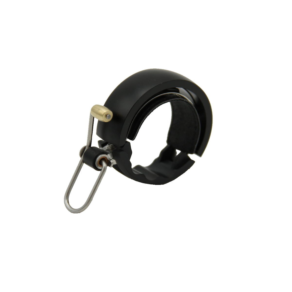Knog Oi Luxe duży dzwonek rowerowy 23,8 31,8 mm Bike Bell dzwonek design Slim MTB Laut, 1213 KN, kolor czarny (12129_Matte Black_L)