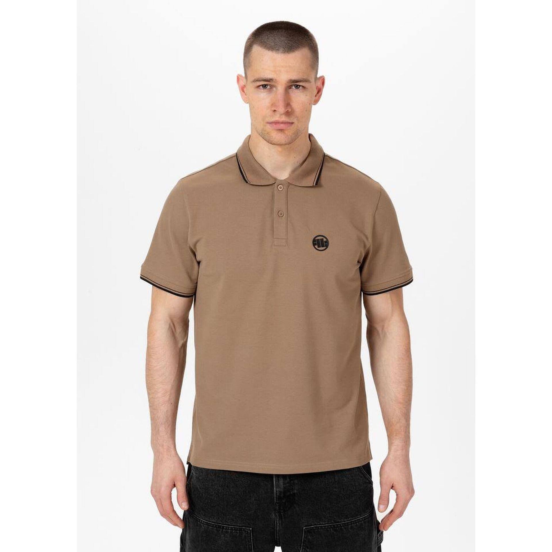 Koszulka Polo bawełniana klasyczna dla dorosłych Pique Stripes Regular