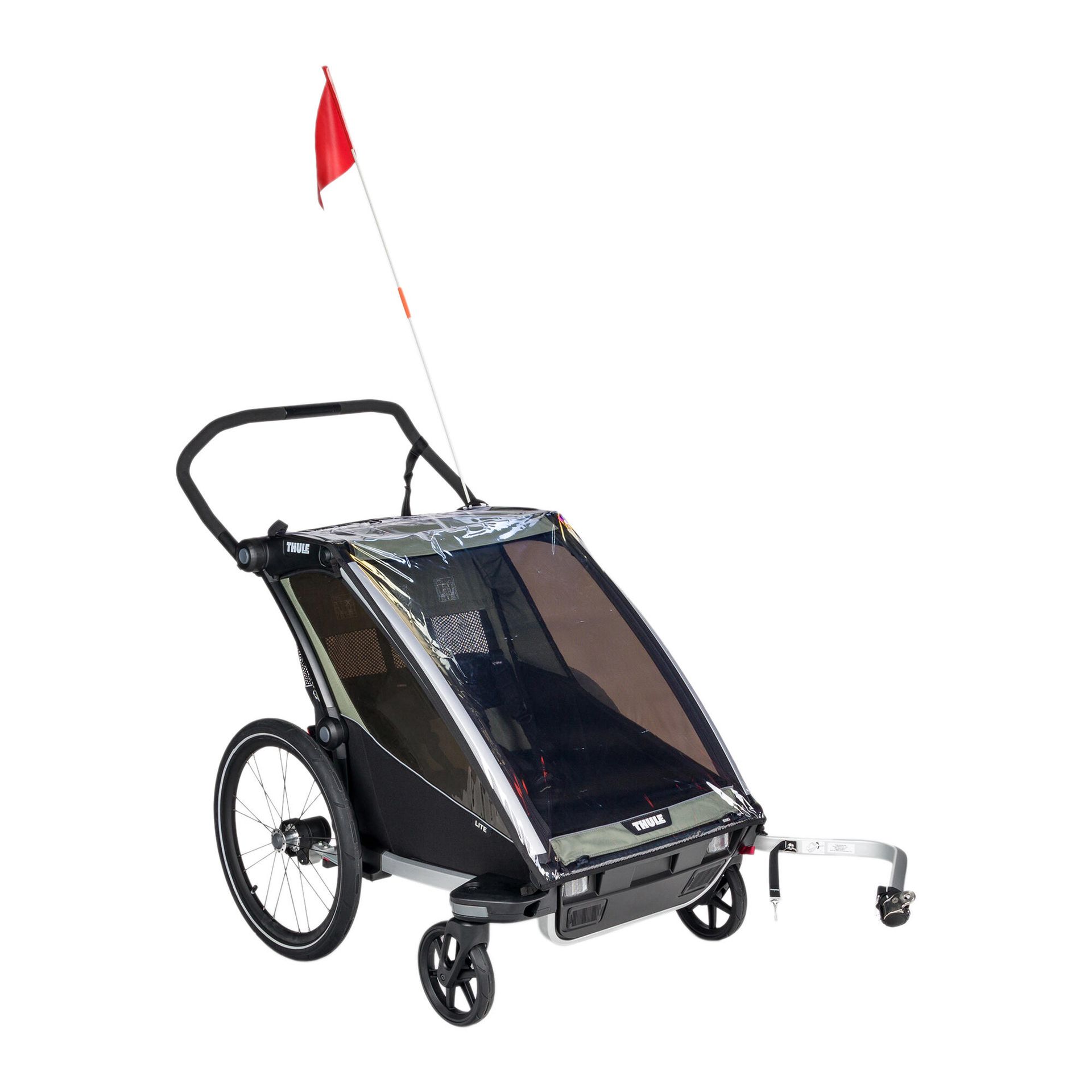 Thule Chariot Lite2 przyczepka rowerowa Agave czarno-szara TH/10203022