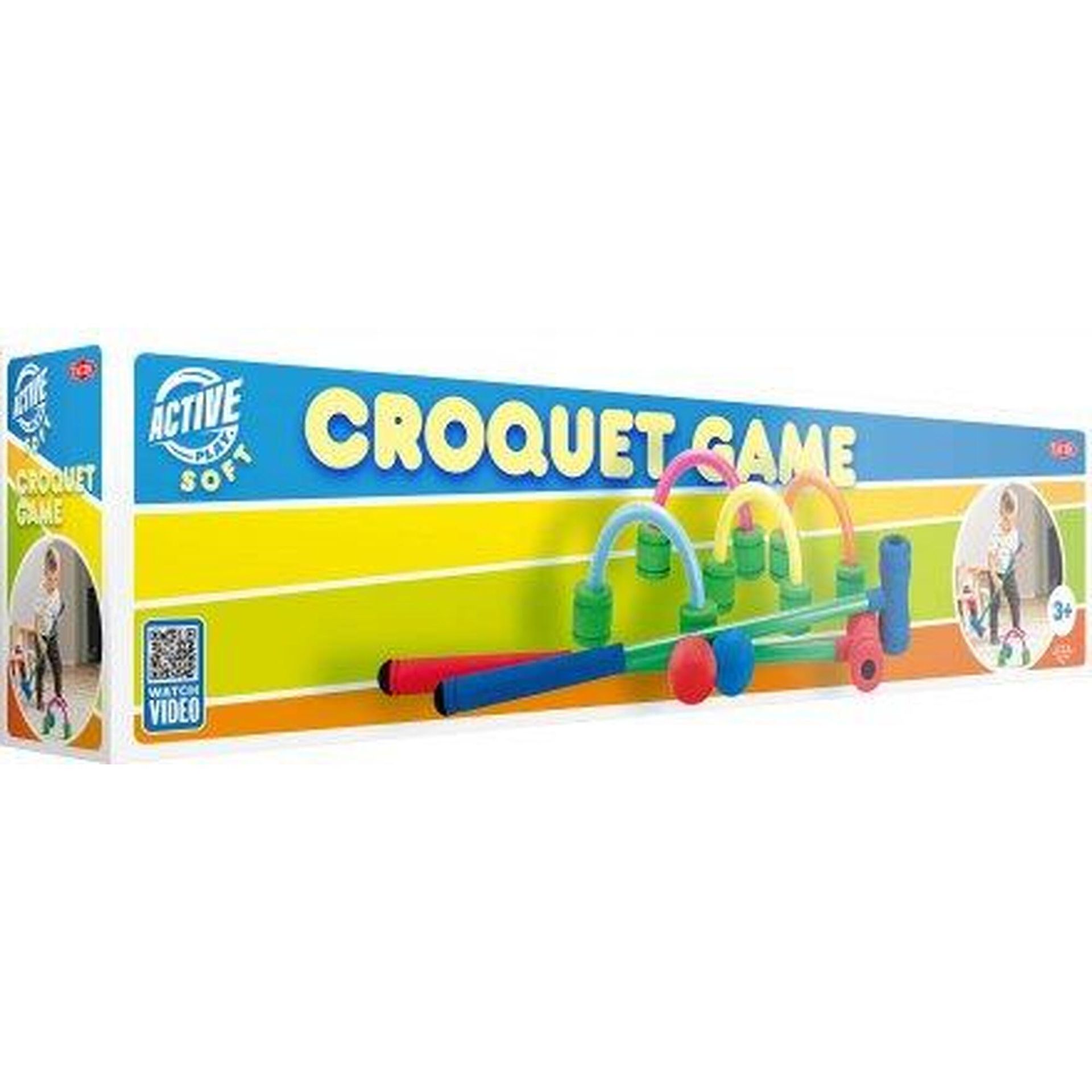 Gra plenerowa Miękki krokiet Soft Croquet Game 3+
