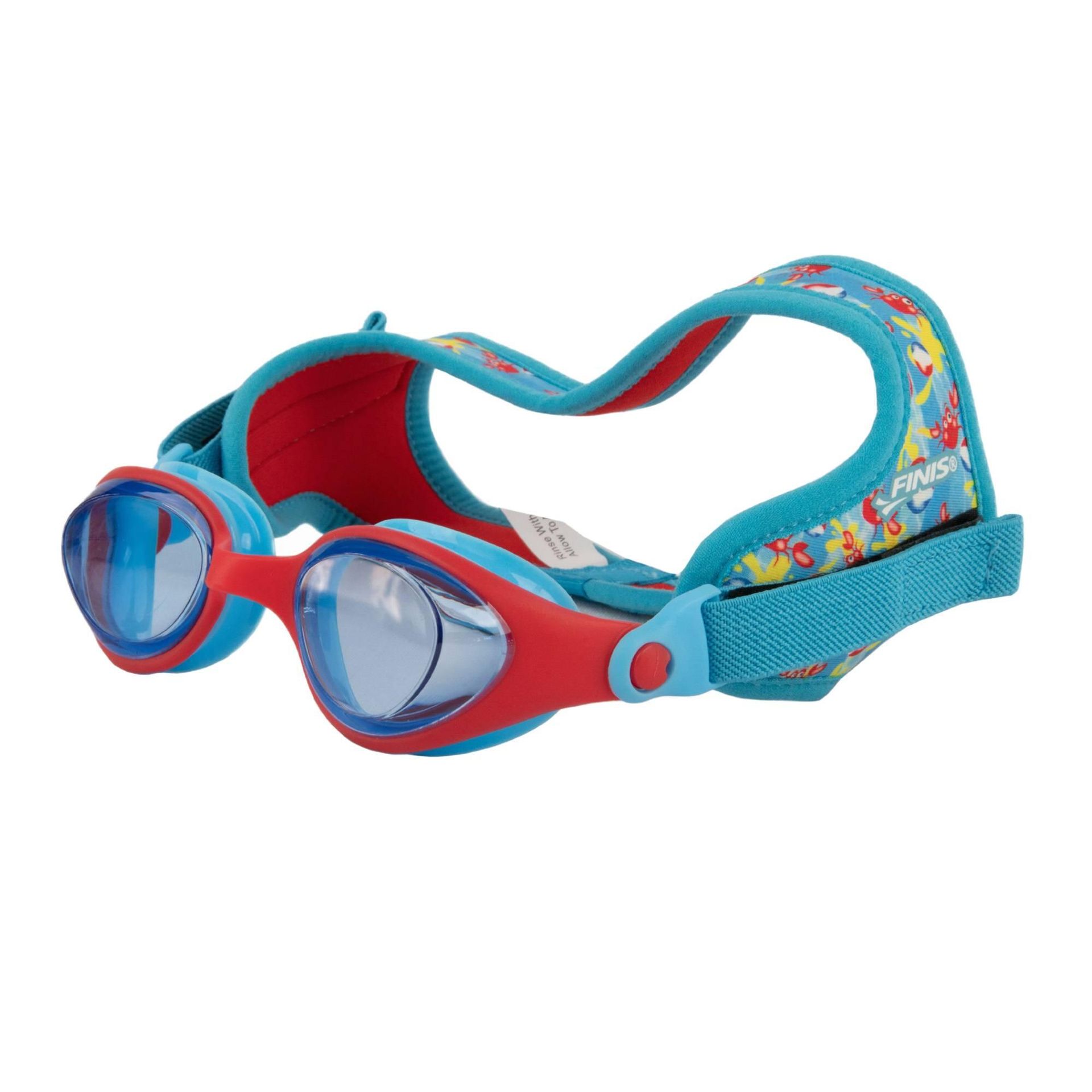 Finis dragonflys goggles niebieski/czerwony