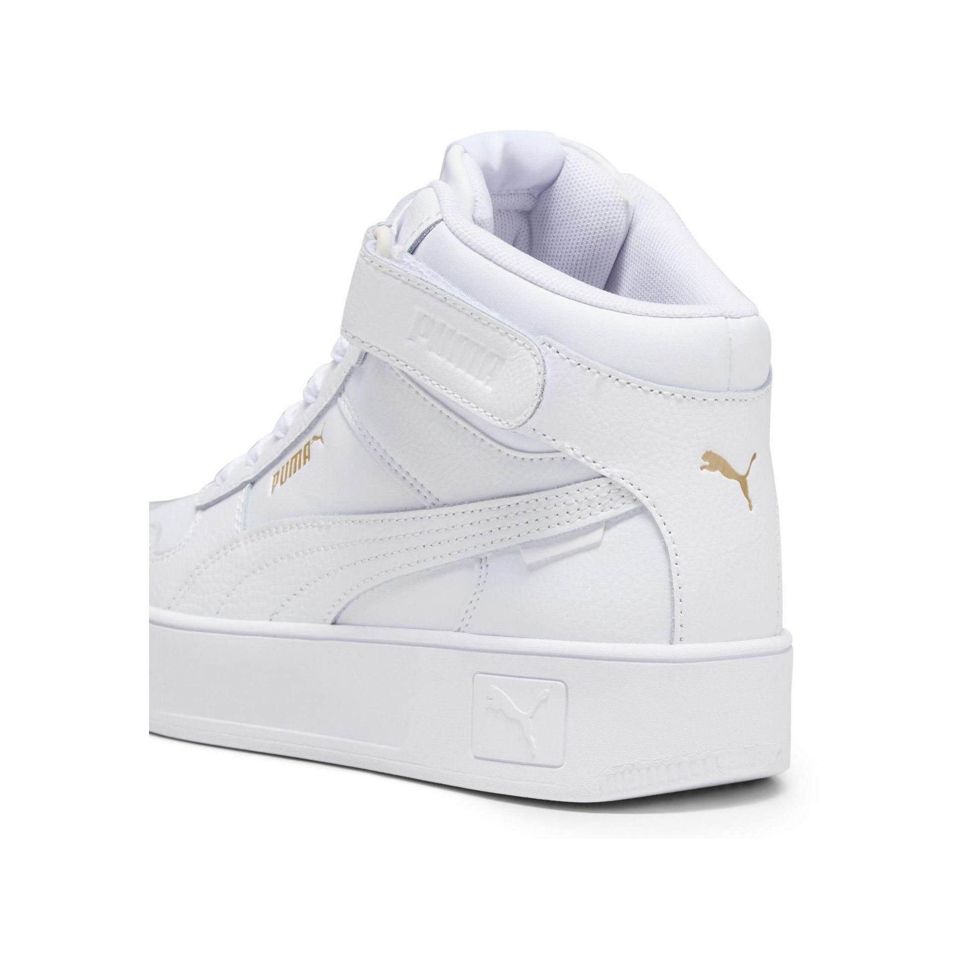 Damskie sneakersy Carina Street Mid PUMA White Gold