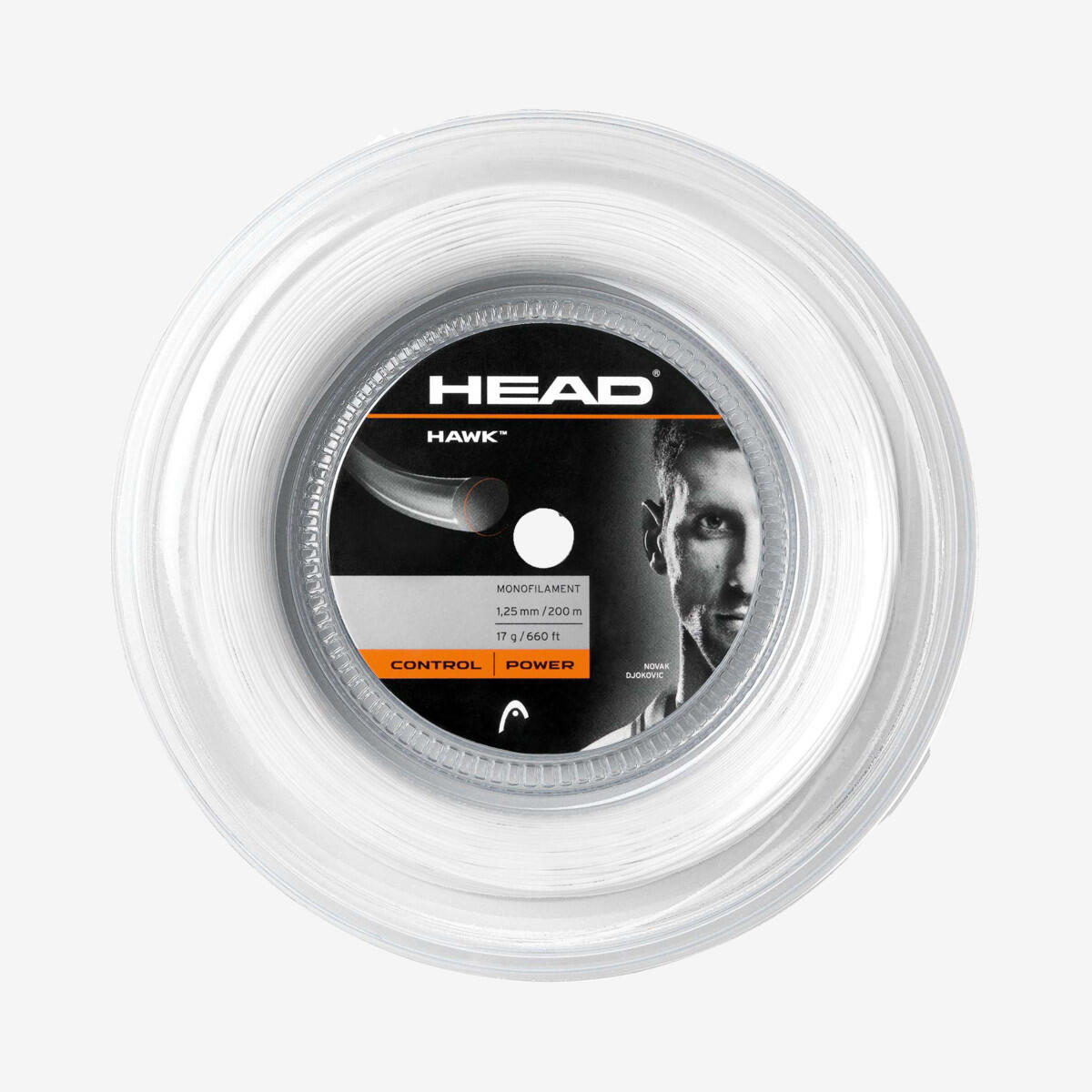 Head Hawk 1.20 (200m) - white 281113-WH