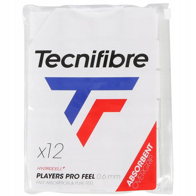 Owijki do rakiet tenisowych Tecnifibre Sachets Players Profeel 12 szt.