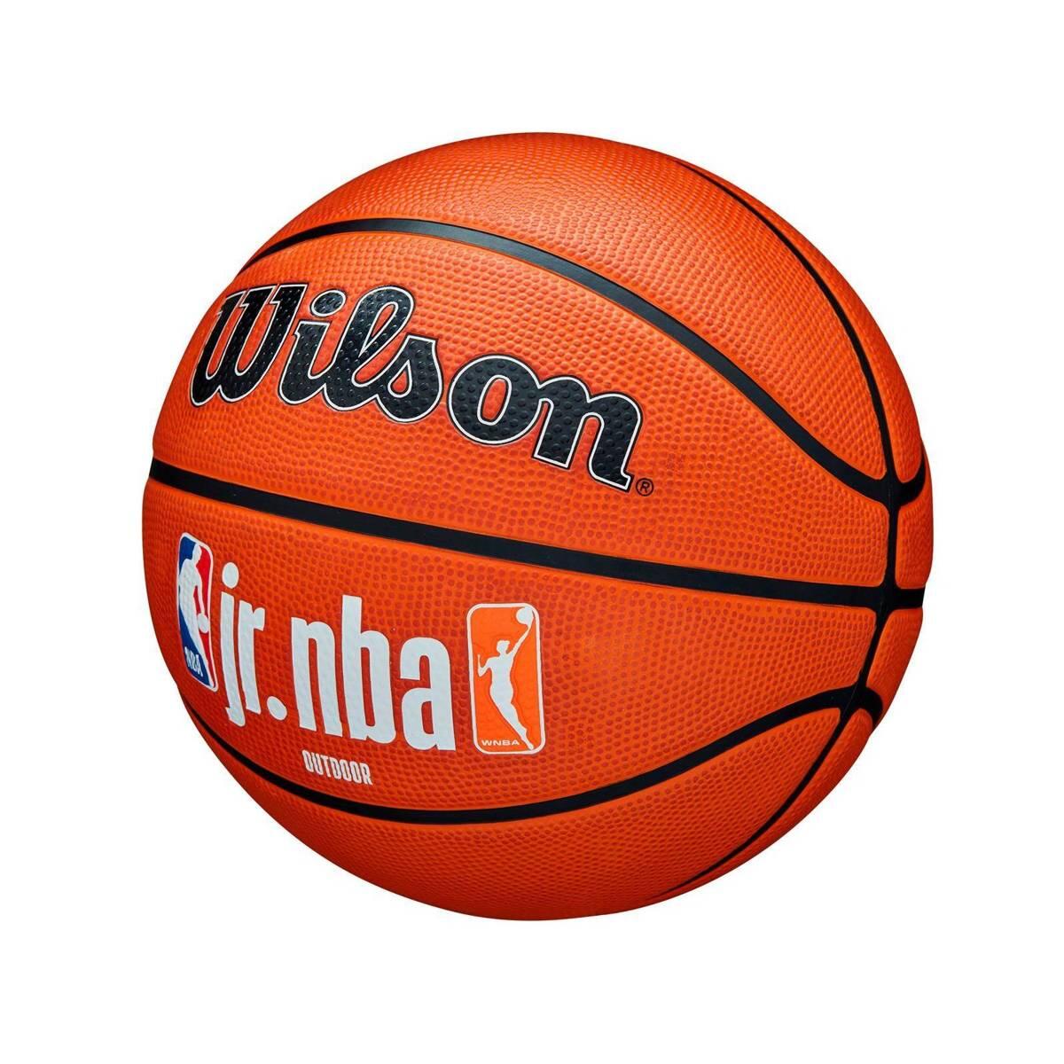 Wilson Jr NBA Fam Logo Authentic Outdoor Ball WZ3011801XB, unisex, piłki do koszykówki, Pomarańczowe
