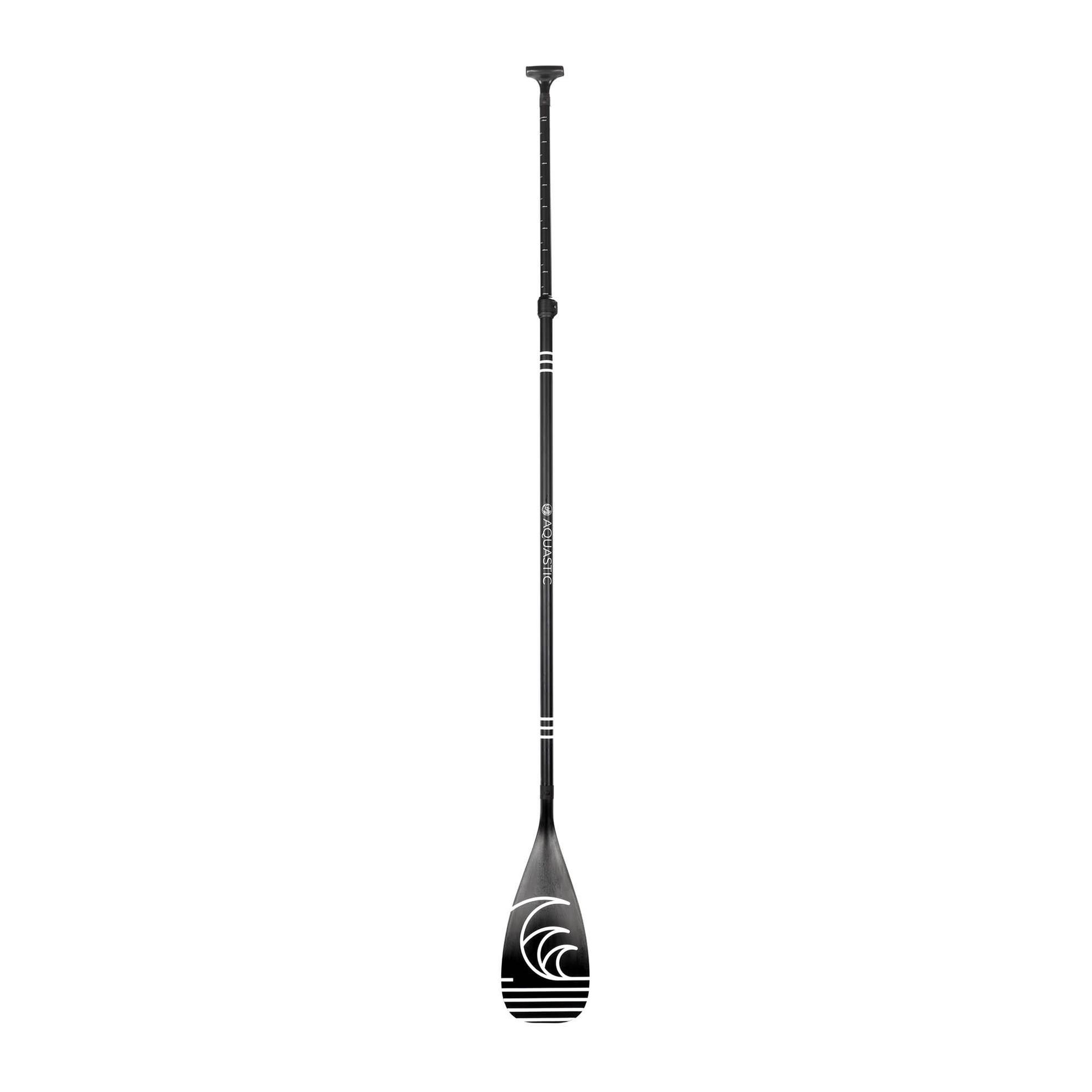 Wiosło Sup 2-Częściowe Aquastic 170-220 Cm Czarne Aqs-Spd003