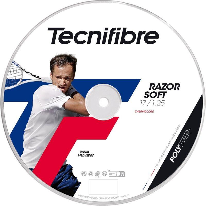 Naciąg tenisowy Tecnifibre  Razor Soft Carbon 200 m  1,30 mm