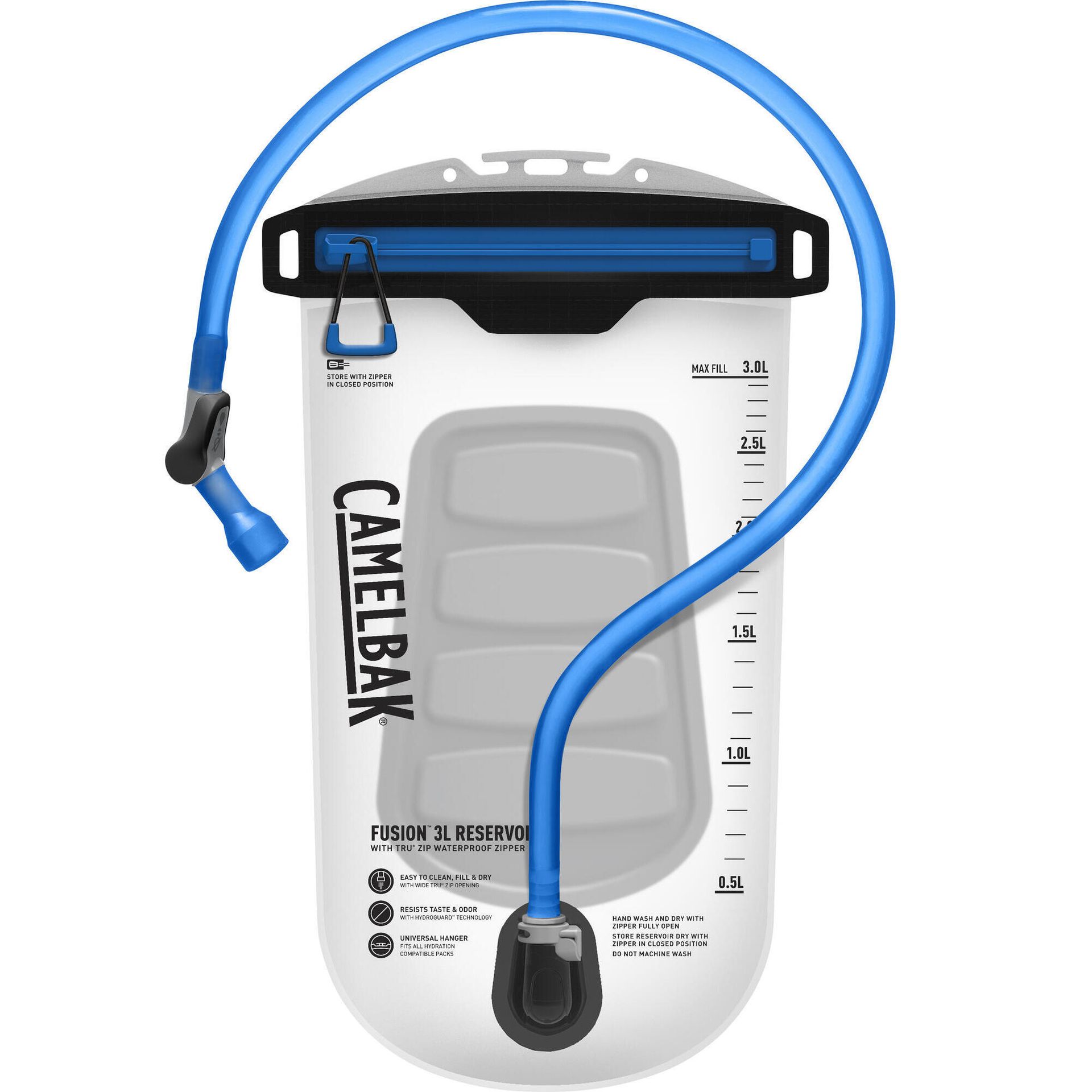 Bukłak na wodę Camelbak Fusion with TRU Zip 3 L clear - ONE SIZE