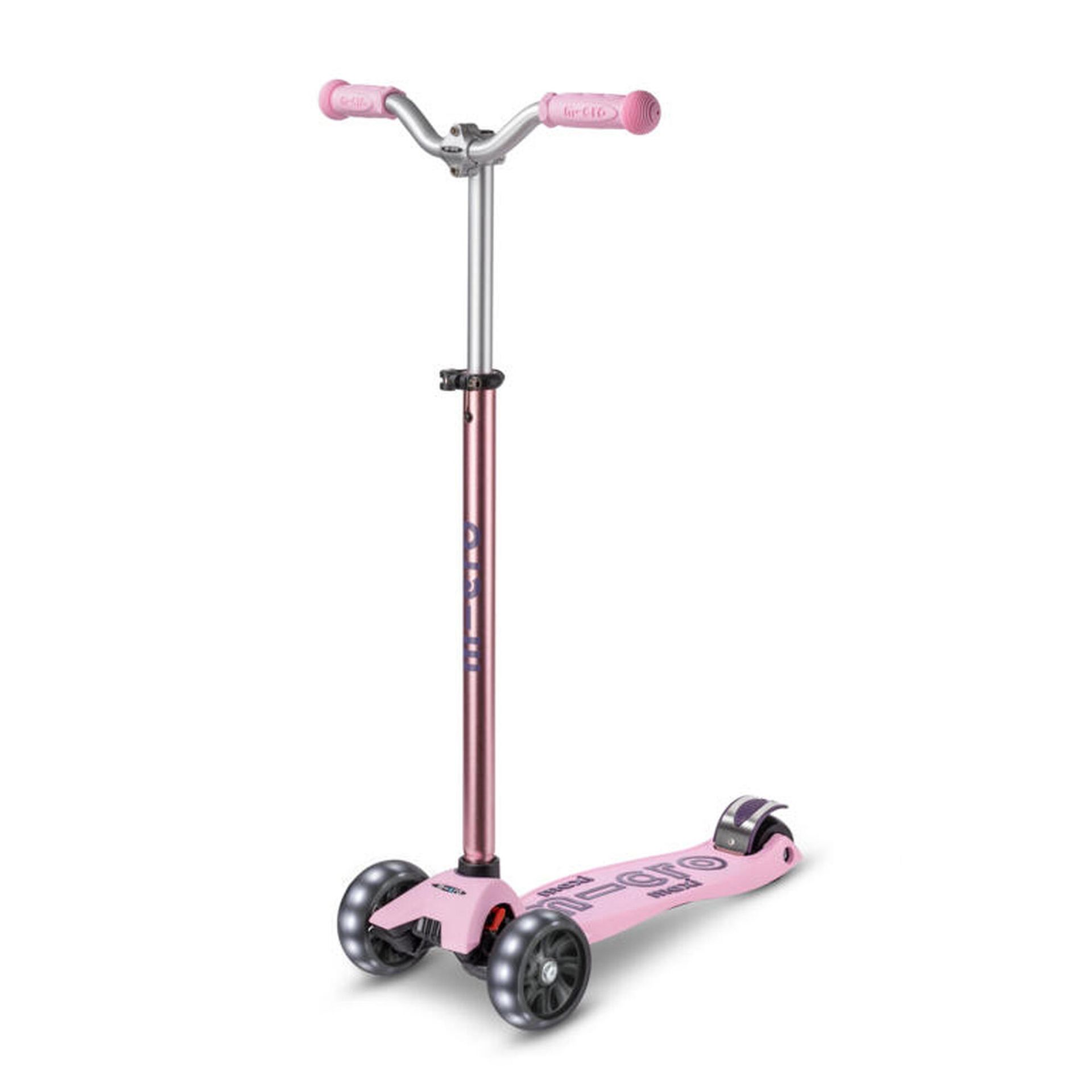 Hulajnoga Maxi Micro Deluxe Pro LED Rose