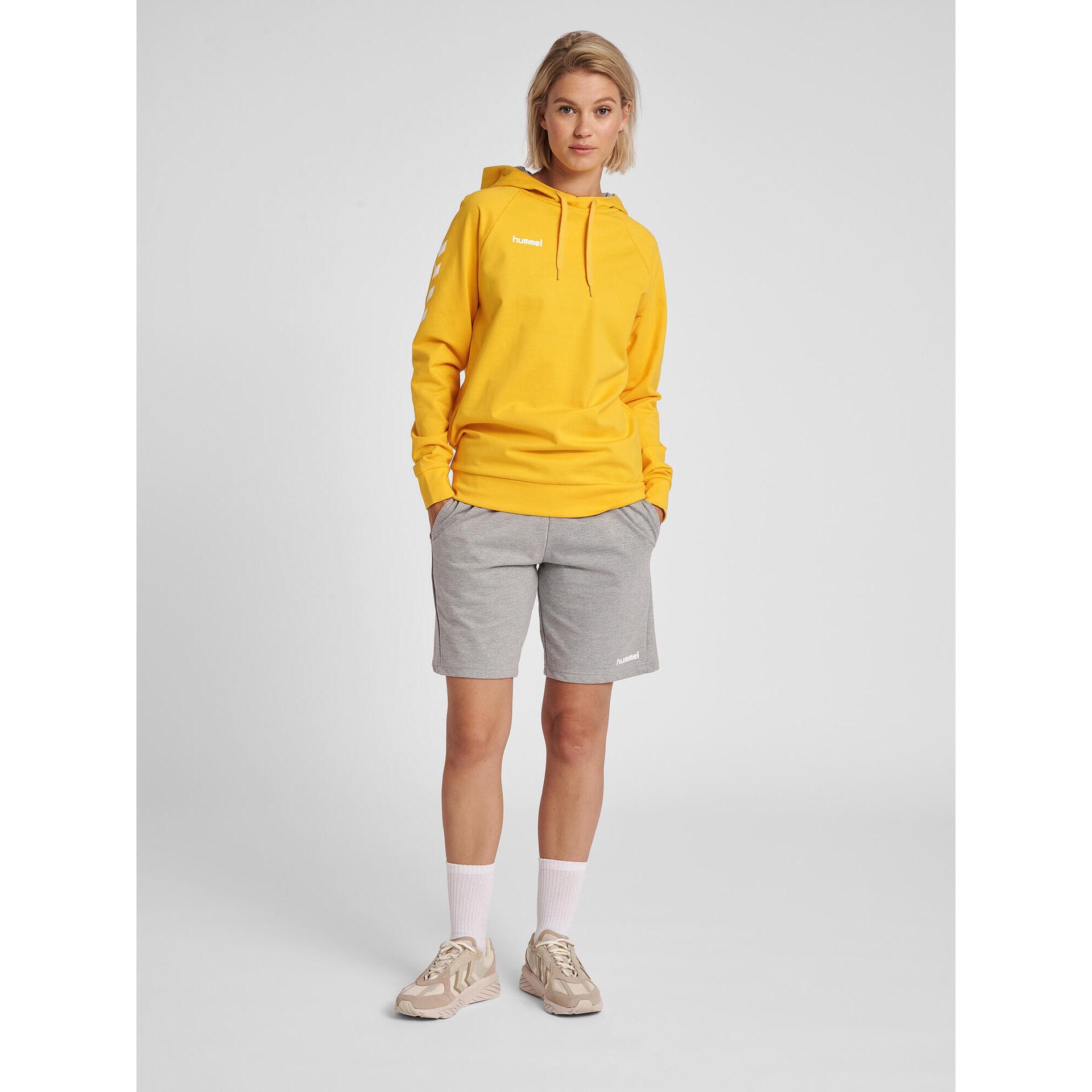 Bluza sportowa z kapturem damska Hummel Go Cotton Hoodie Woman