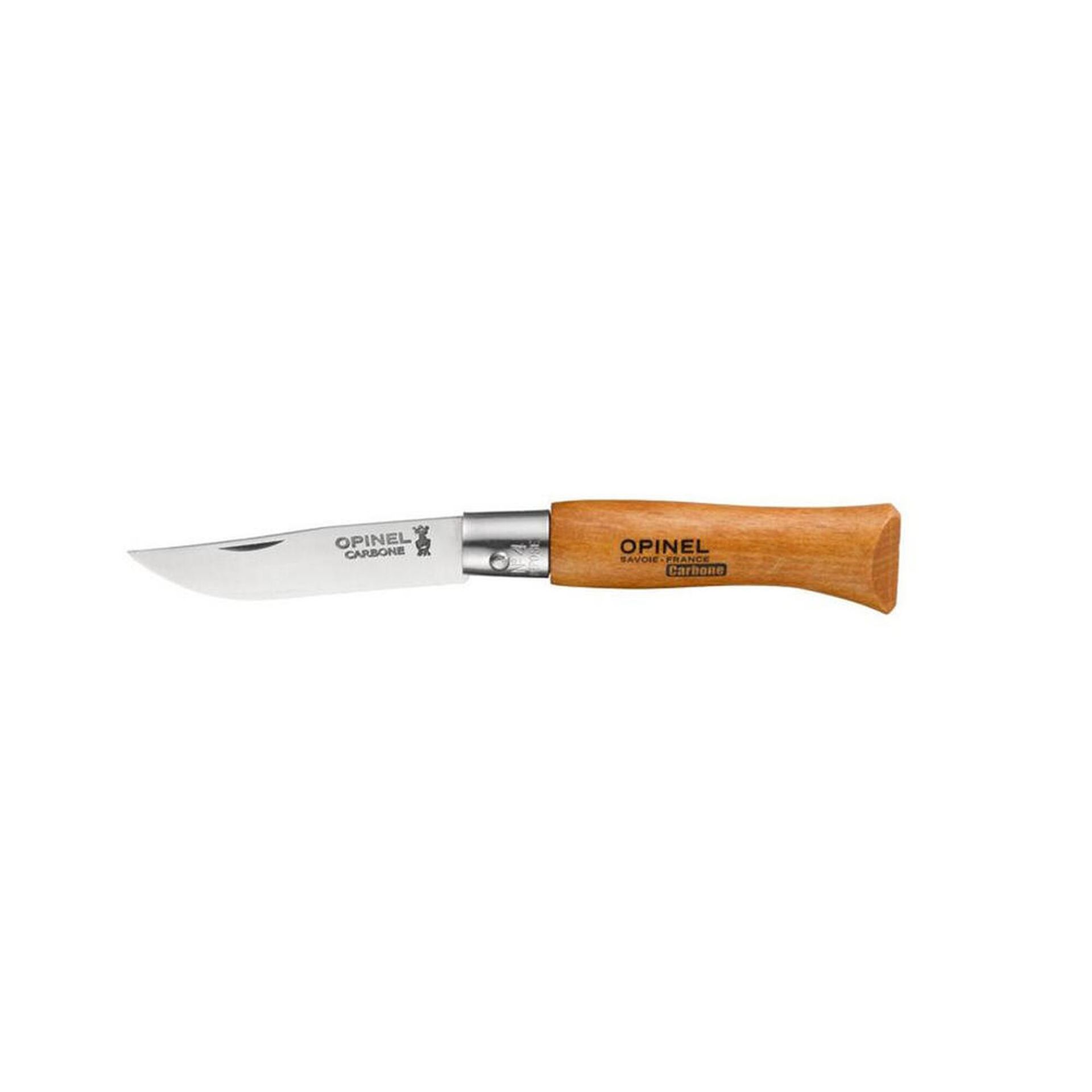 Opinel No. 3 Carbon Non Lock nóż, długość ostrza 4 cm 111040
