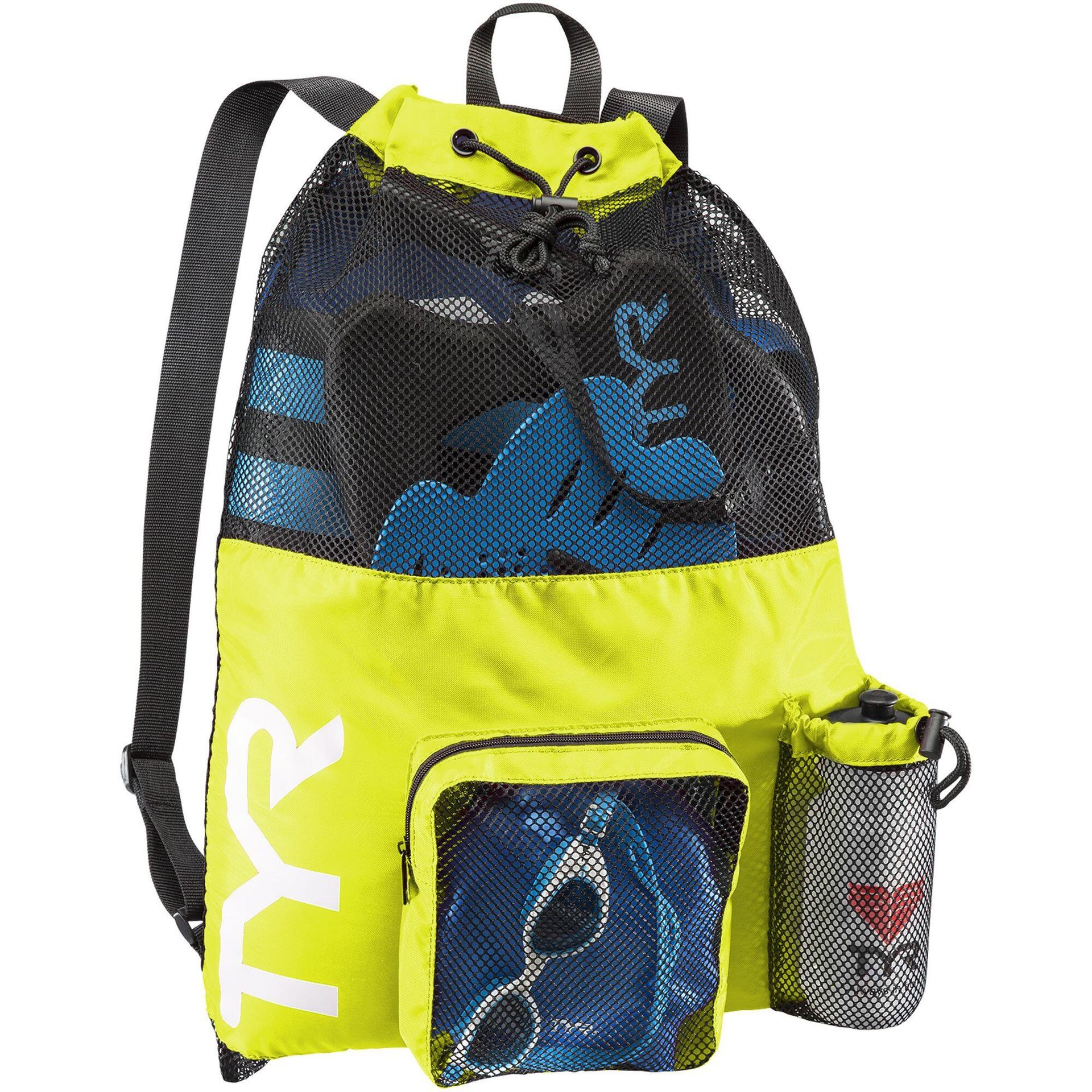 Tyr Big Mesh Mummy Plecak, żółty/czarny 2021 Plecaki i torby pływackie LBMMB3730