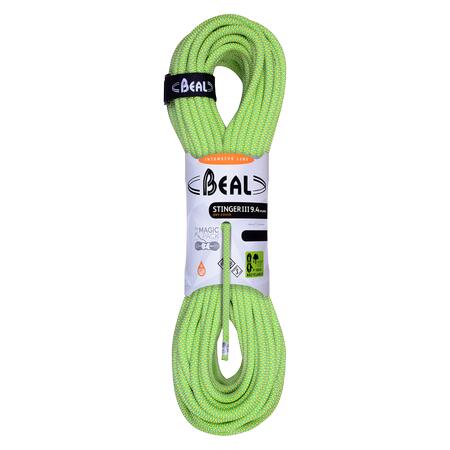 Lina wspinaczkowa Beal Stinger 9.4 mm (50 m) Kolor: jasnozielony