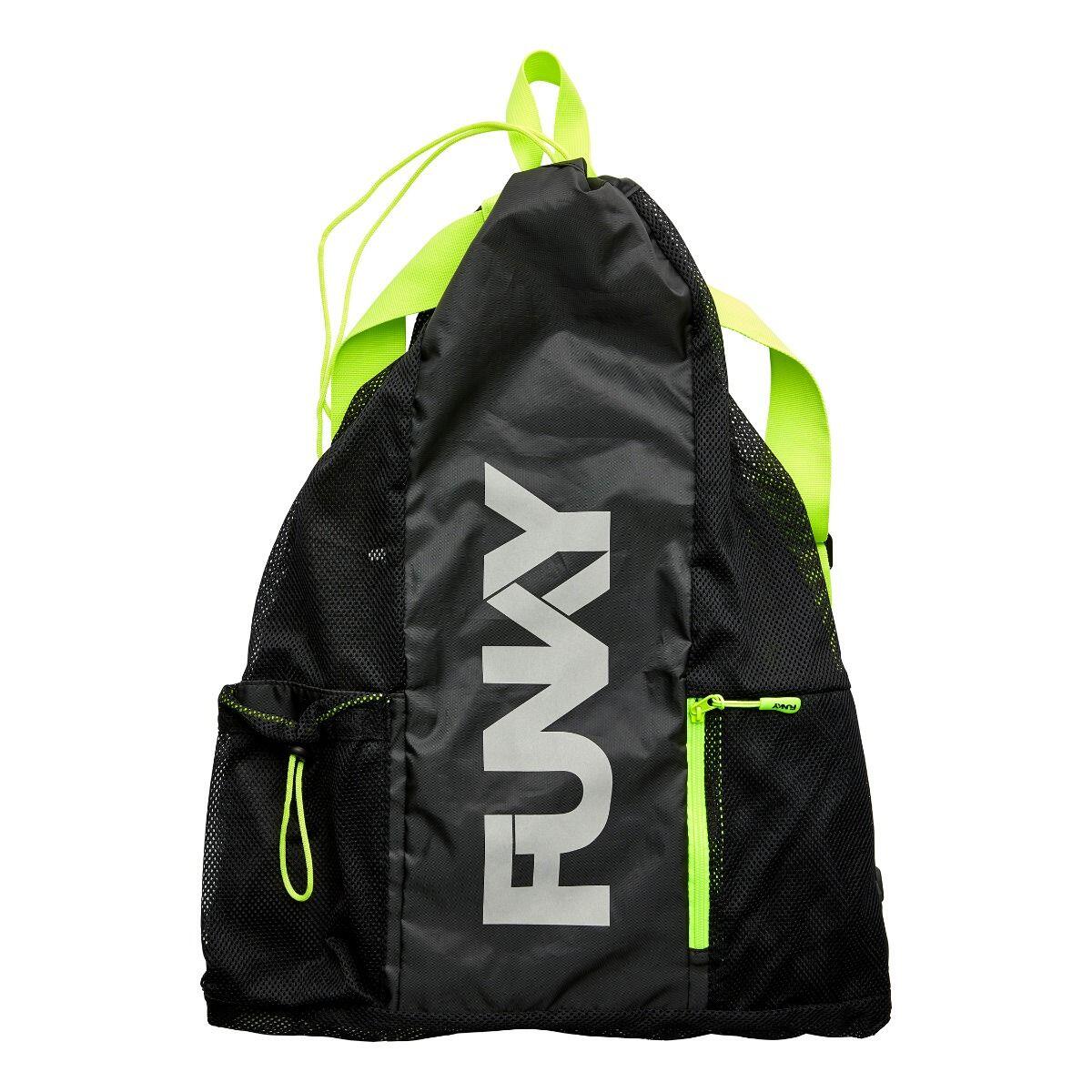 Funky Trunks Funky Trunks Gear Up Mesh Backpack, kolorowy  2021 Plecaki i torby pływackie FYG011N01582-OSFA