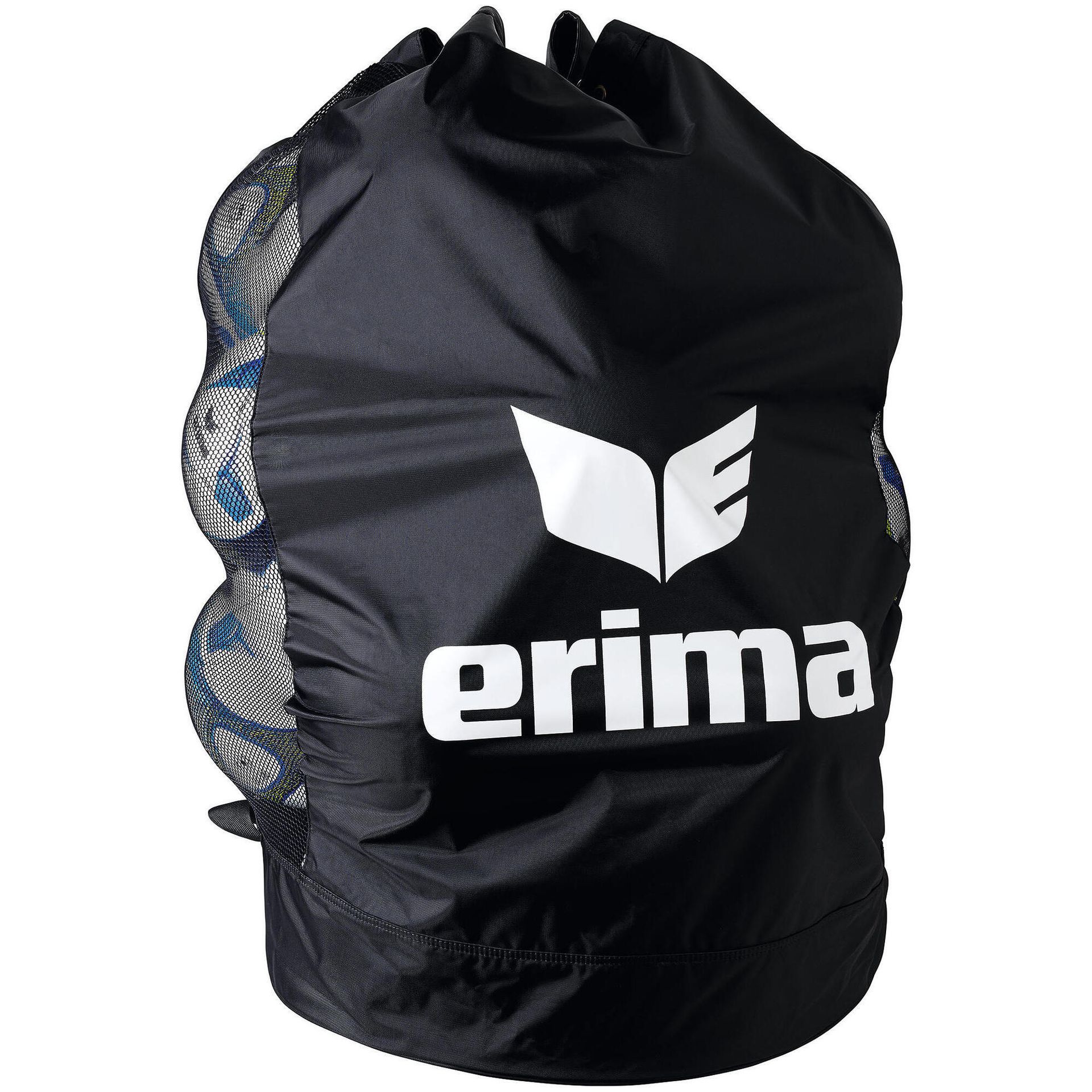 Erima ball worek na 18 piłek Czarny/biały, czarny, xxs 723672