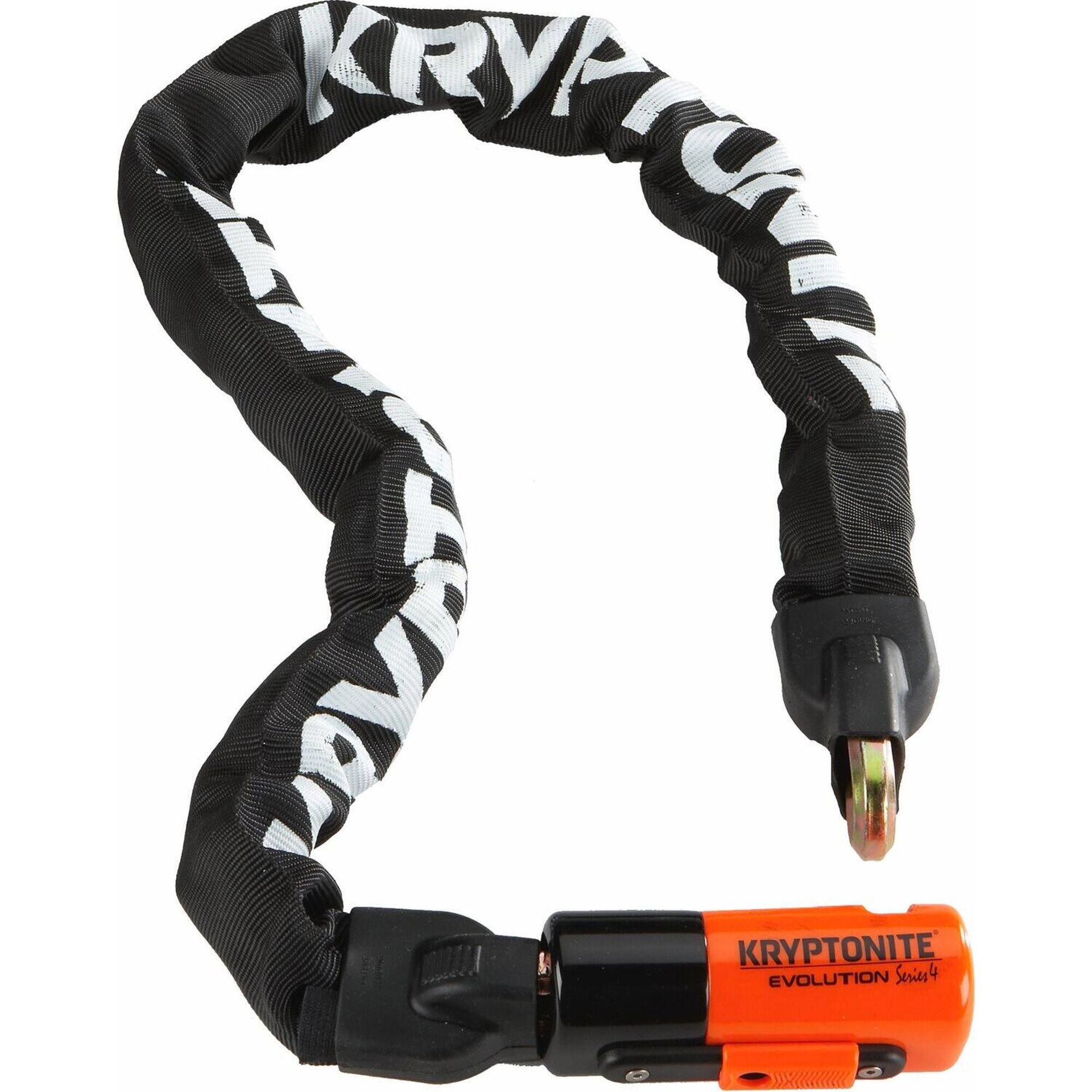 Kryptonite Blokada łańcuch Evolution Series 4 1090 (10 MM X 90 cm), czarny, rozmiar uniwersalny 720018 000808