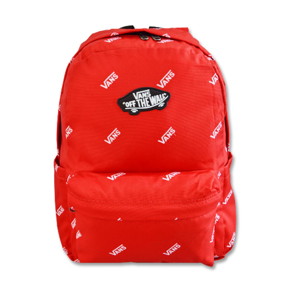 Plecak Szkolny Dziecięcy Vans New Skool 20 L True Red - Vn0006280Pz1