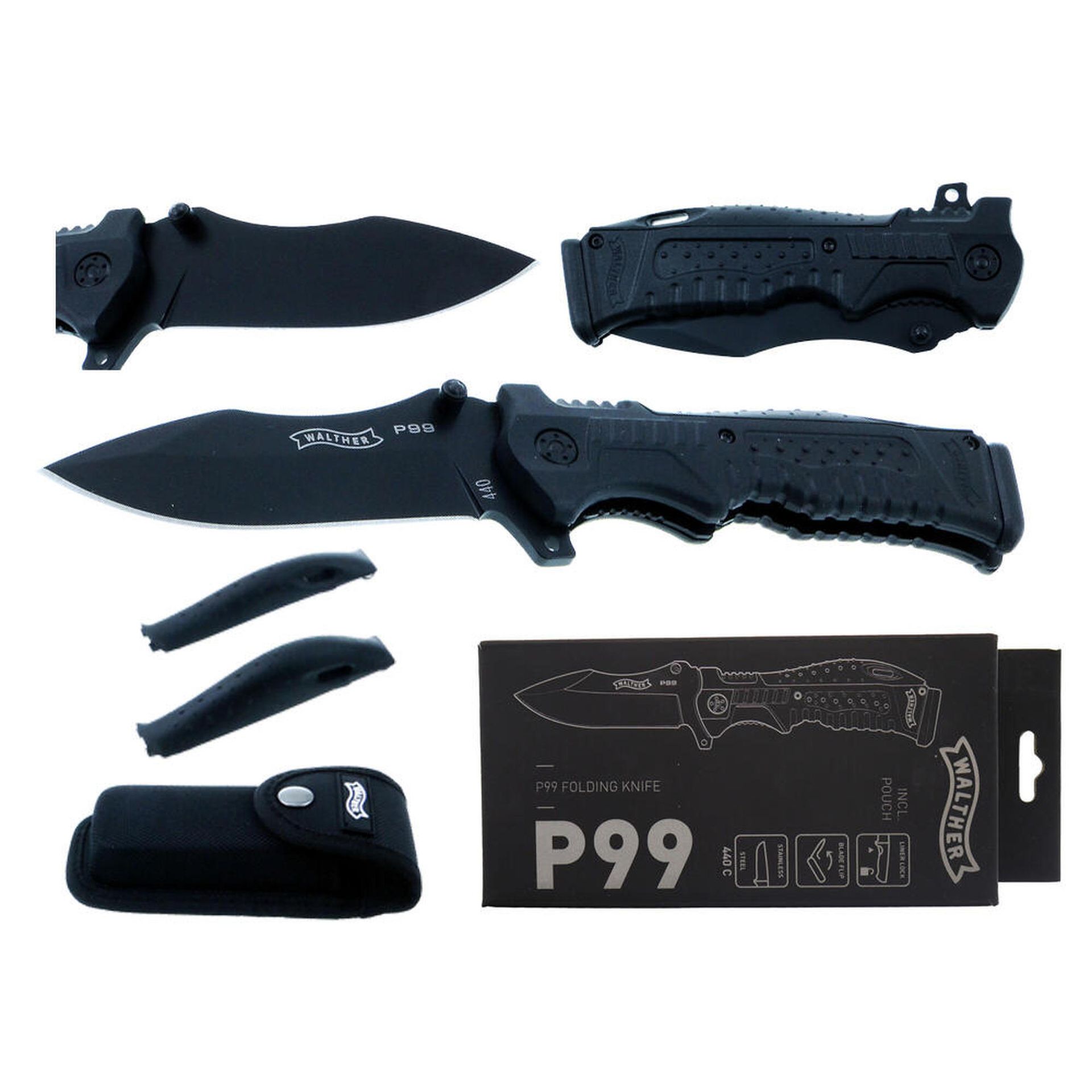 Walther Nóż składany P99 + nakładki i etui Gratis