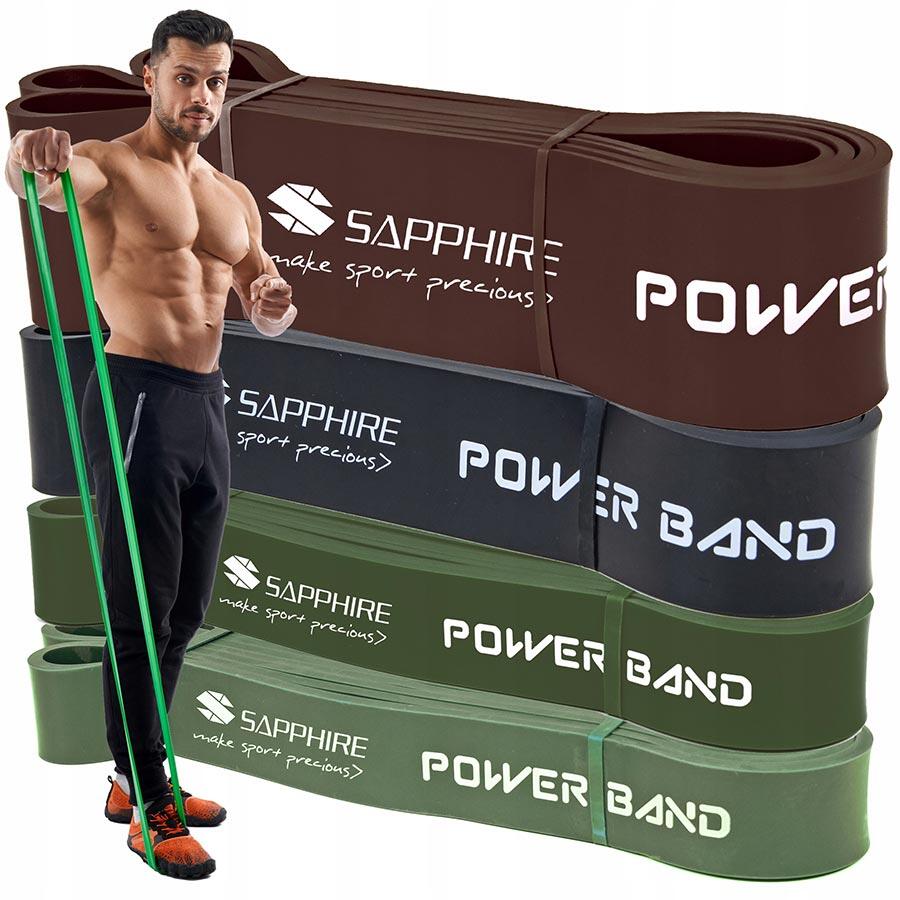 Sapphire Zestaw gum Power Band 4 sztuki pakiet HARD PAKIET_GUM_C_29_32_45_64